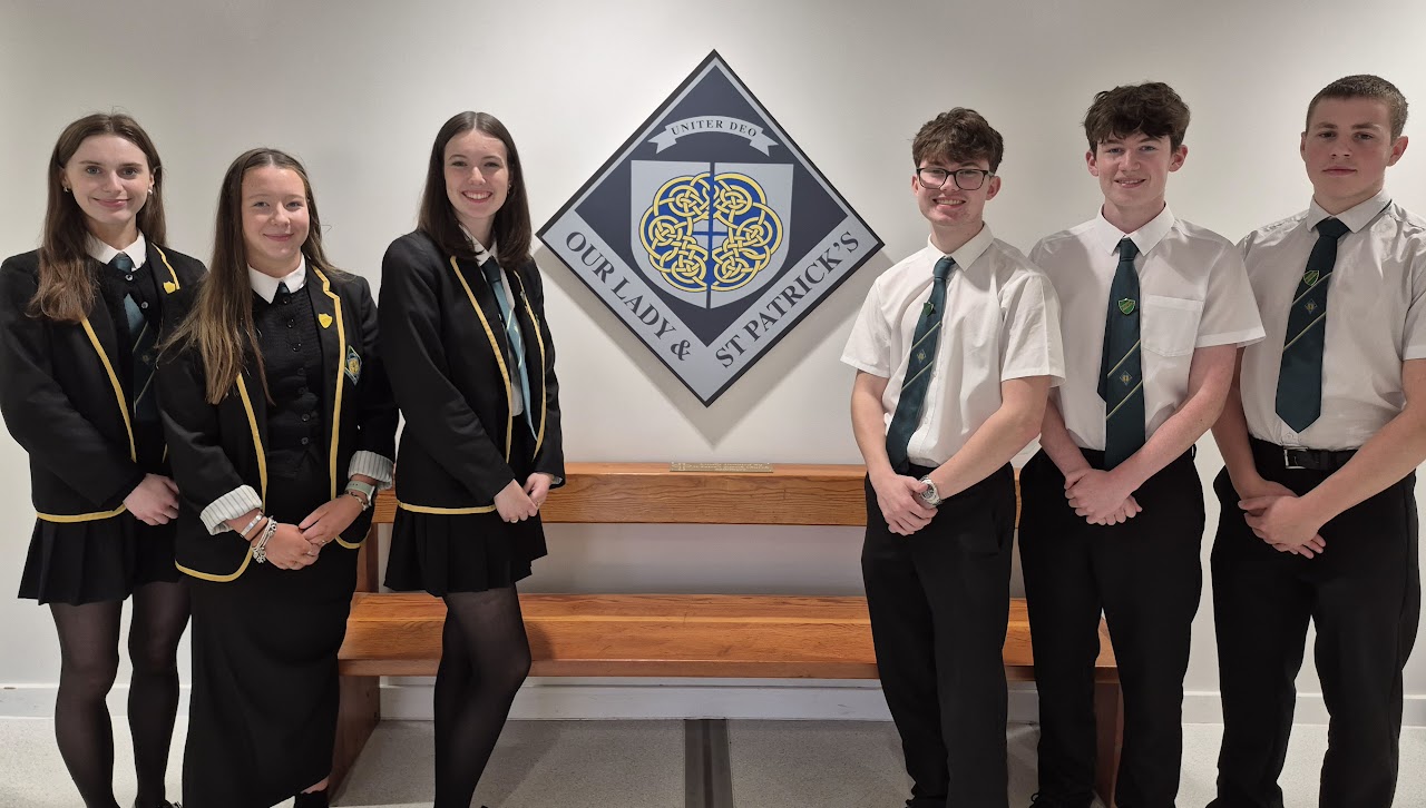 Pupils from Our Lady and Saint Patrick's High School