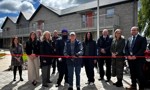 Residents and officials from West Dunbartonshire Council and McTaggart construction gather for the official opening of Willox Park