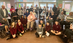 Crosslet house - Primary seven pupils have been visiting the residents in the care home