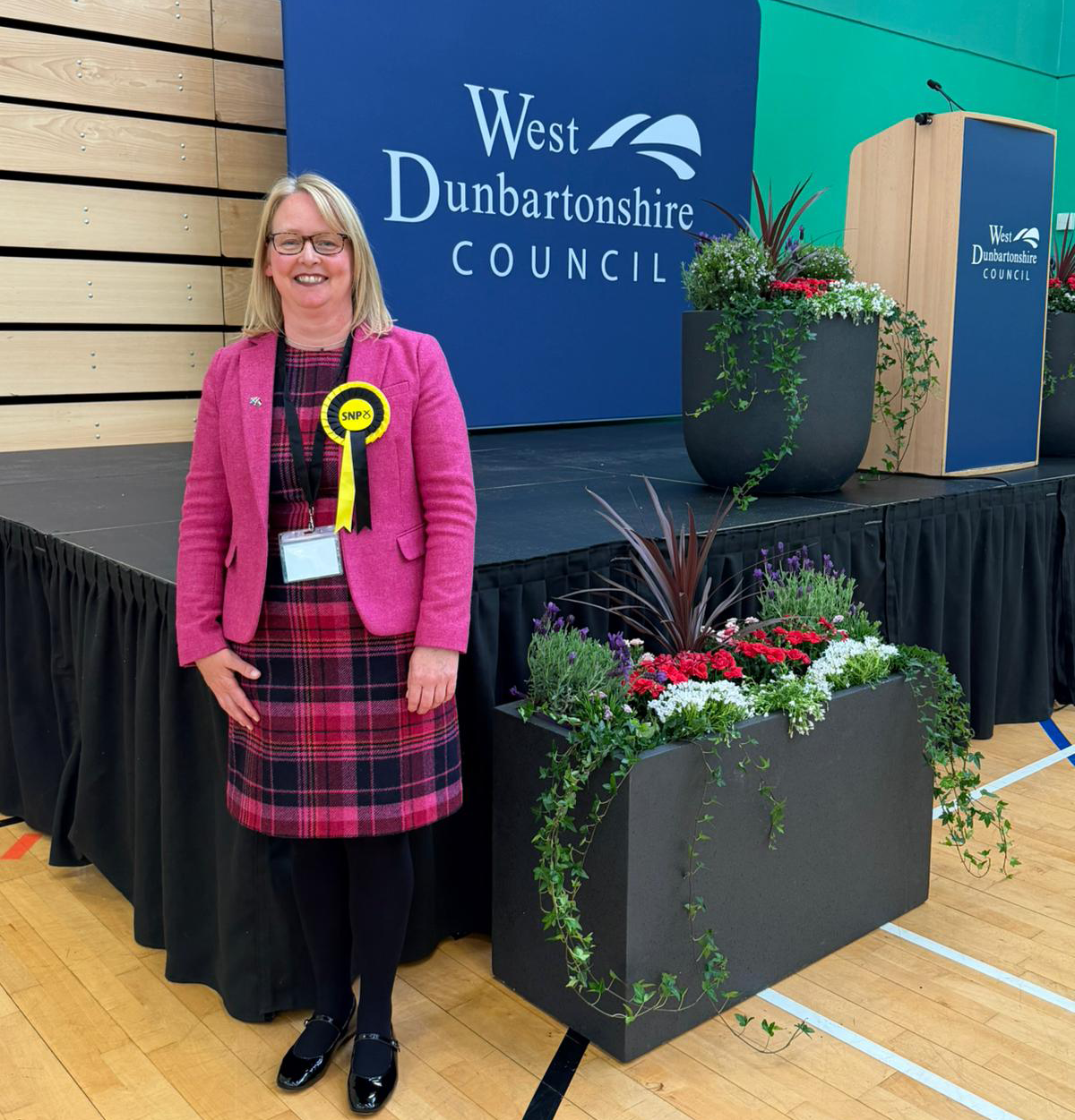 MSP for Clydebank and Milngavie Marie McNair