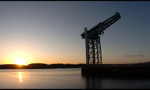 Titan Crane at sunset