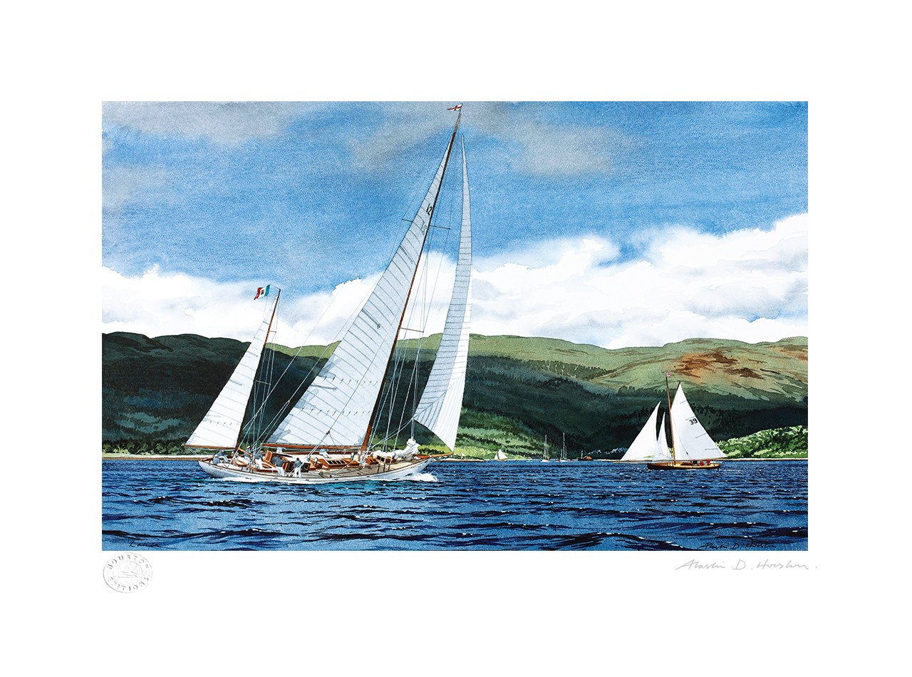 Sail boat by Alistair Houston