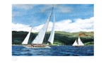 Sail boat by Alistair Houston