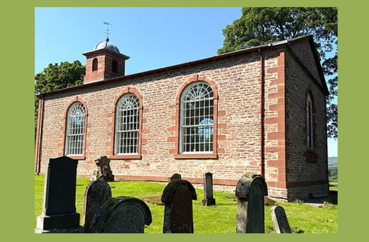 Kilmaronock Old Kirk with Graveyard in forefront