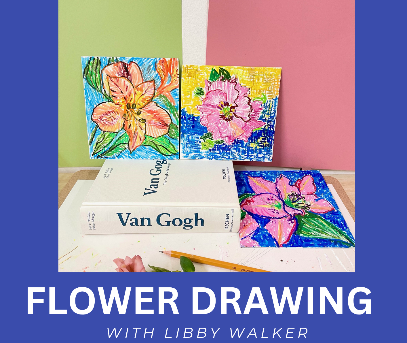 Flower Drawing with Libby W