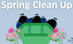 Spring clean up - skip full of bin bags