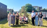 Whitecrook primary school and ELCC inspection, nursery kids and teachers plus Councillor Millar and Councillor Steel